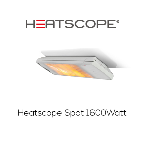 Heatscope spot 1600 W White